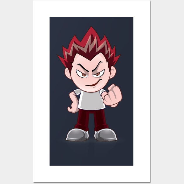 the bad boy - t-shirt for kid Wall Art by EDSERVICES